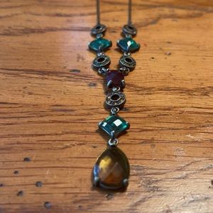 Nancy & Rise? Avon? Vintage Lavalier Necklace WOW!